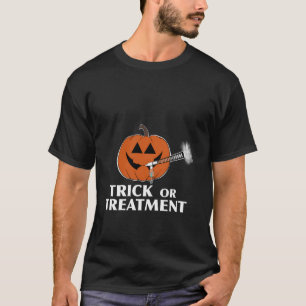 T-shirt Traitants Respiratoires Tricoter Ou Citrouille De