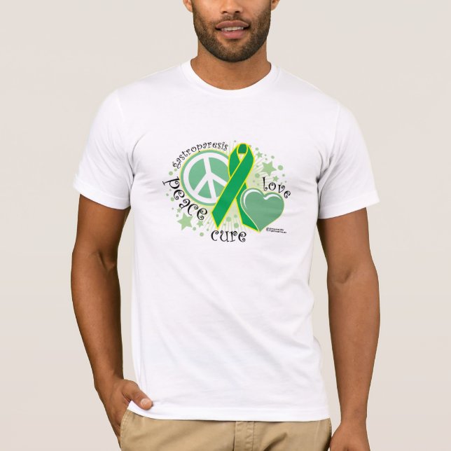 T-shirt Traitement d'amour de paix de gastroparésie (Devant)