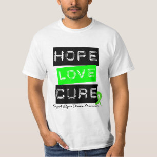 T-shirt Traitement d'amour d'espoir de la maladie de Lyme