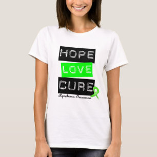 T-shirt Traitement d'amour d'espoir de lymphome