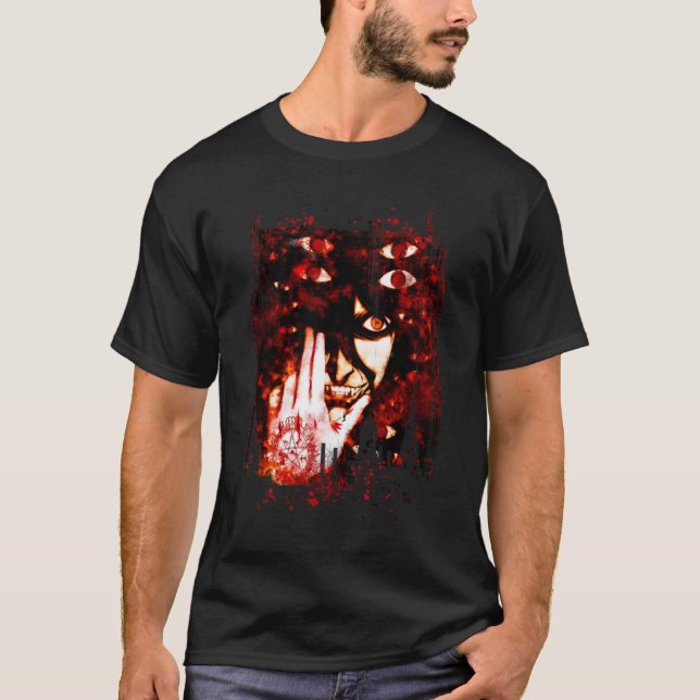 T-SHIRT TRAITEMENT D'UN CADEAU DE MÈME DE CARTOON ANIME MA (Devant)