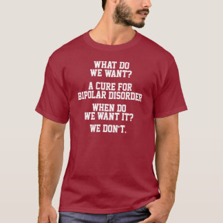 T-shirt Traitement pour la chemise de trouble bipolaire