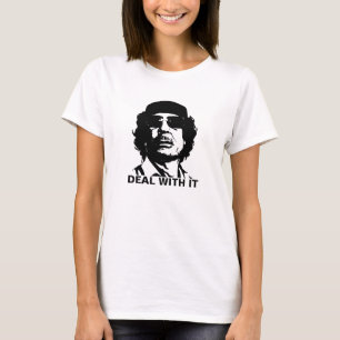 T-shirt Traiter avec Mouammar Kadhafi