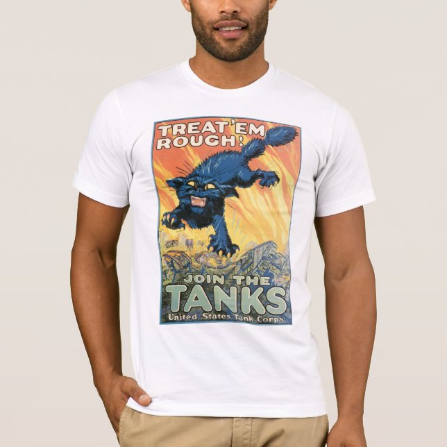 T-shirt Traitez 'Em Rough -Rejoignez Les Réservoirs (Devant)