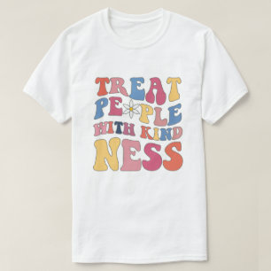 T-shirt Traitez Les Gens Avec Chemise Géniale, TPWK Prep t