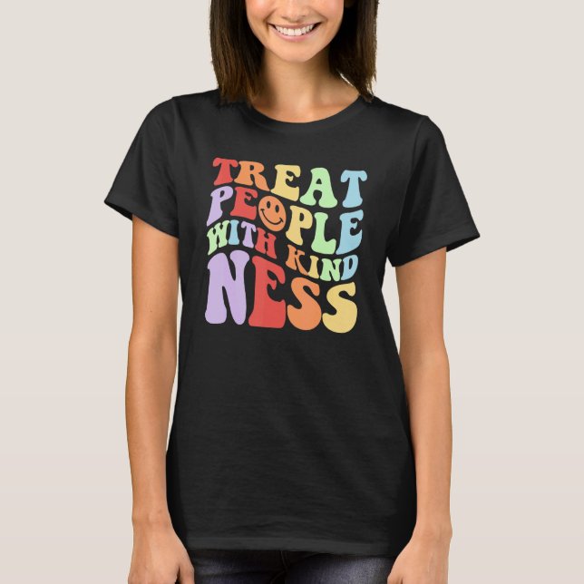 T-shirt Traitez Les Gens Avec Gentillesse TPWK Trendy Prep (Devant)