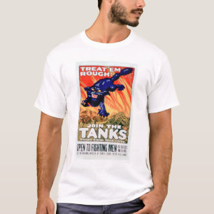 T-shirt Traitez-les rugueux !  Joignez les réservoirs