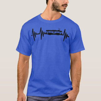 T-shirt Tram Heartbeat Tram Driver T