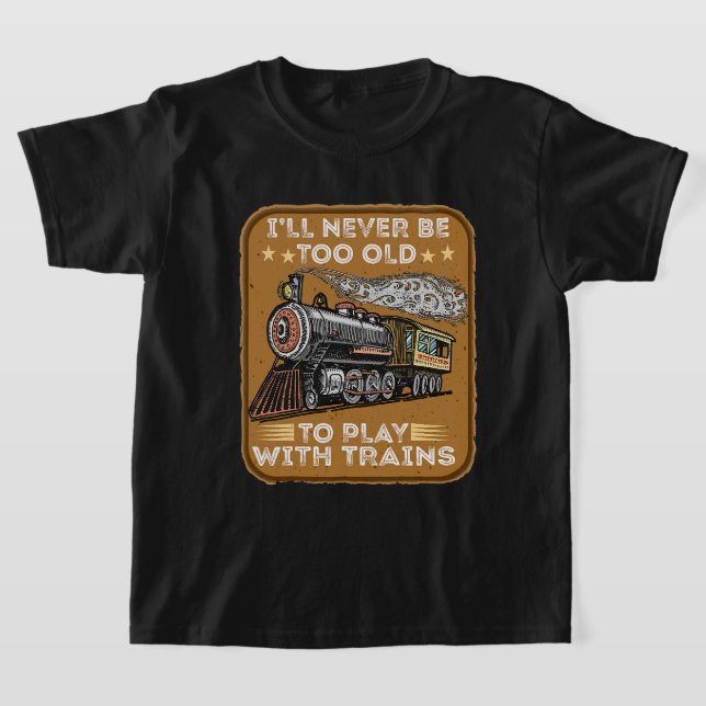 T-shirt Tram Tram Tram Tram Tram Tram Tram Rail (Poser)