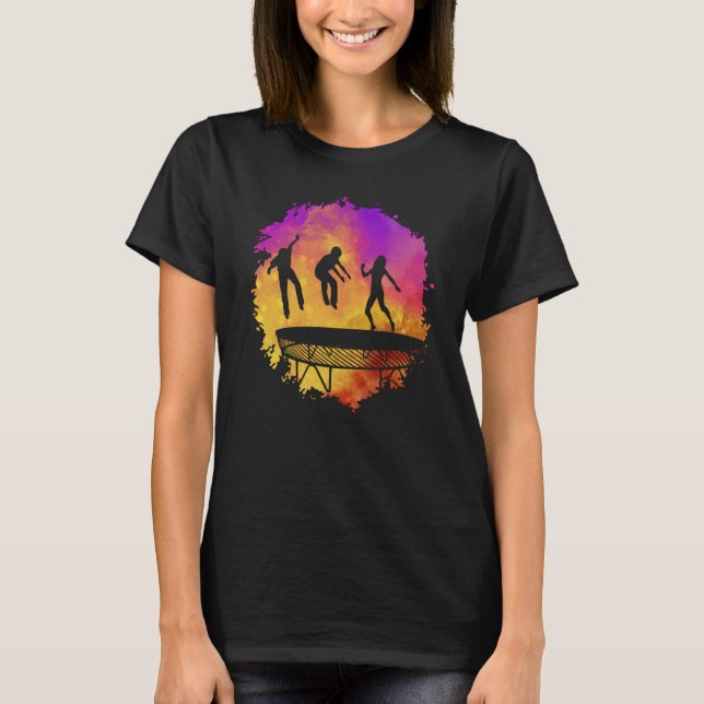 T-shirt Trampoline Jumping Trampoline Gymnastics  11 (Devant)