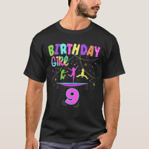 T-shirt Trampoline Party Extérieur Costume d'anniversaire