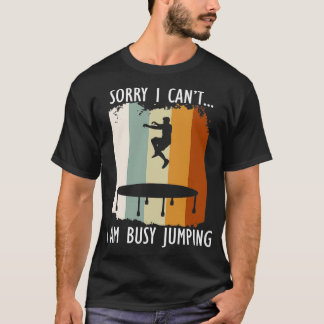 T-shirt Trampoline très occupé Trampoline rebondissant Tra