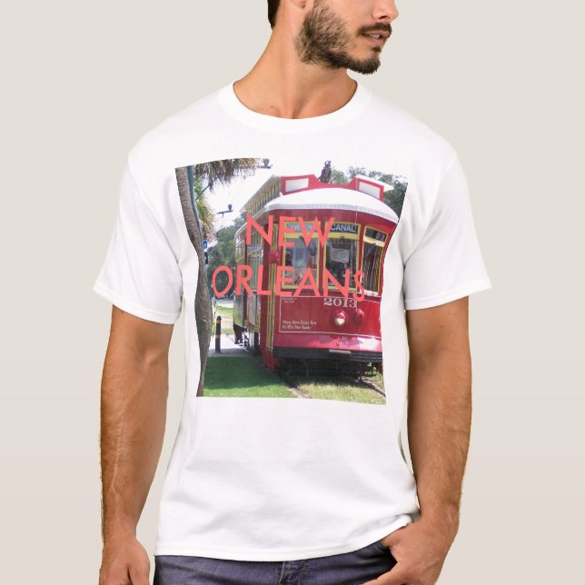T-shirt Tramway de la Nouvelle-Orléans (Devant)