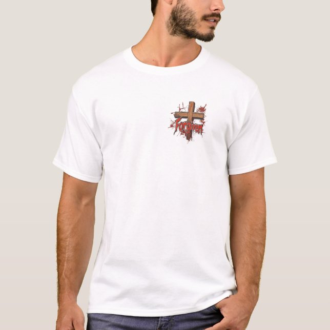 T-shirt Tranche de sang pardonné (Devant)
