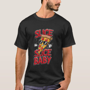 T-shirt Tranches de bébé amateur de pizza drôle amateurs d