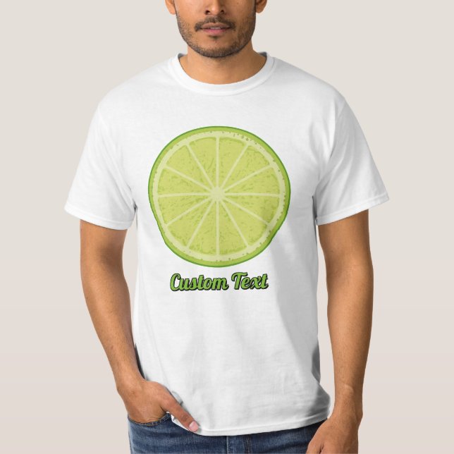 T-shirt Tranches de chaux (Devant)