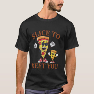 T-shirt Tranches de pizza drôle d'Italie amateurs de blagu