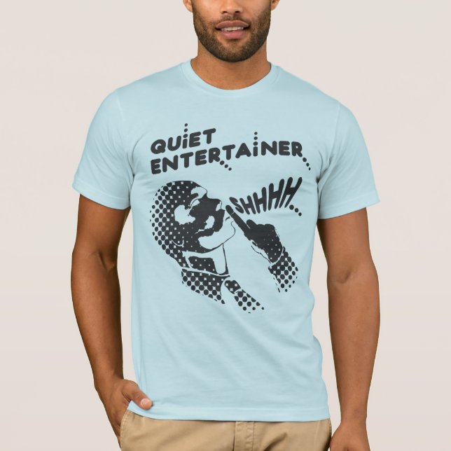 T-shirt tranquille de comique (Devant)
