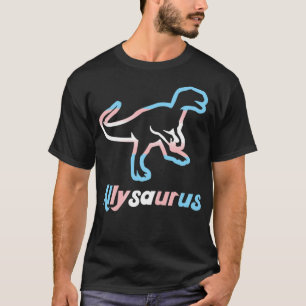 T-shirt Trans Allysaurus Gay pride LGBTQ Trans Drapeau D
