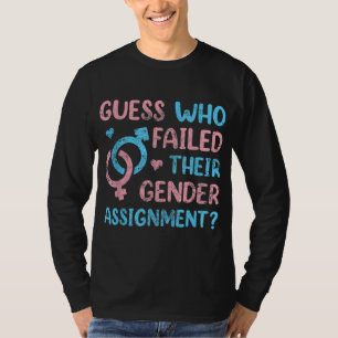 T-shirt Trans Genre Identity Pride LGBTQ Transexuelle droi