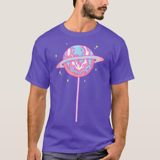 T-shirt Trans Prith Mois Lollipop Space Planet
