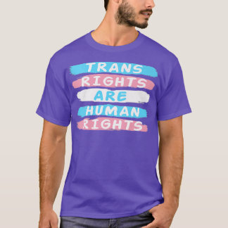 T-shirt Trans Right Are Human RightsTransgender Lgbtq Prid