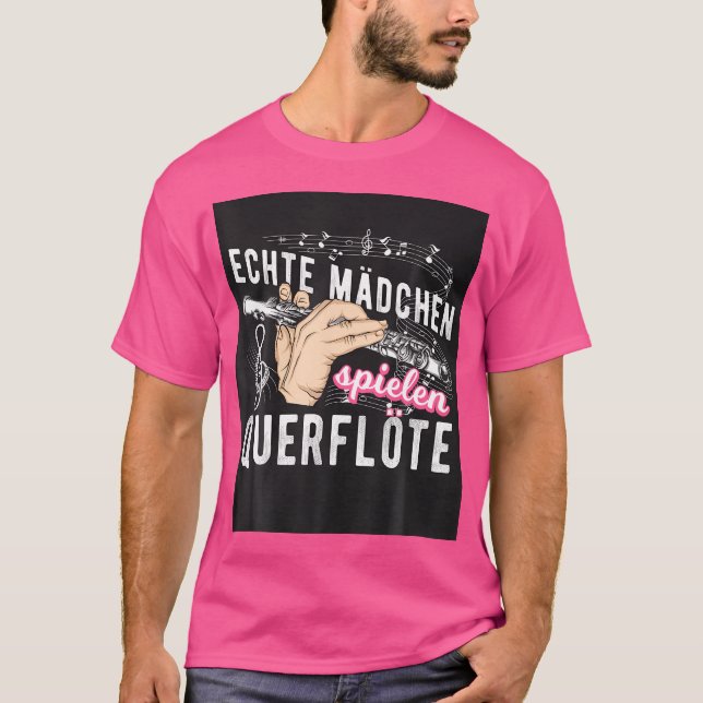 T-shirt Transfert d'instrument de musique à flux (Devant)