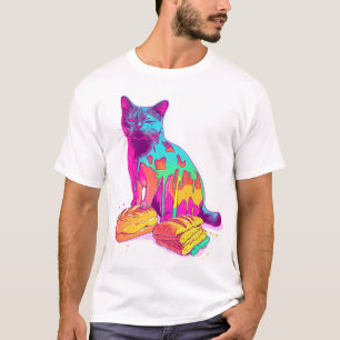 T-shirt Transformation de pain – Mème de chat drôle et bog