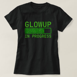 T-shirt Transformation en cours Paillettes