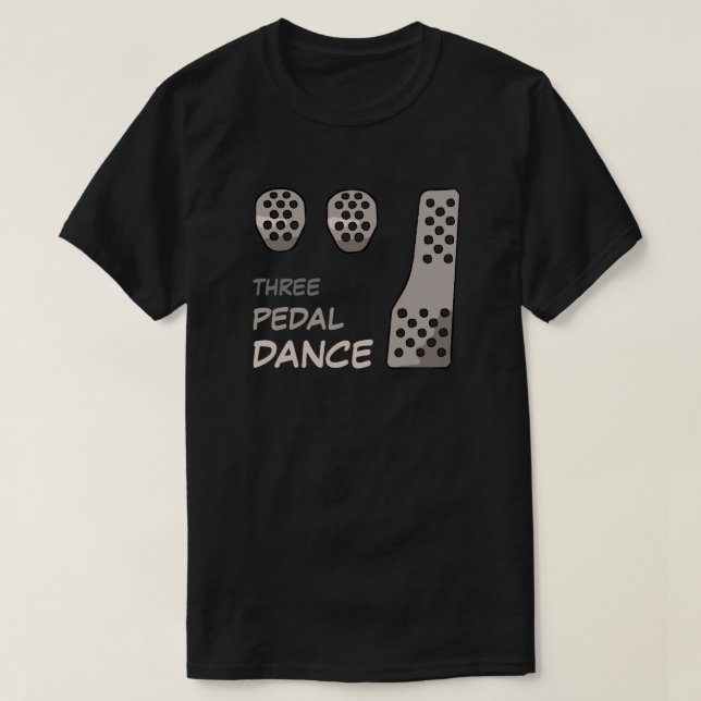 T-shirt Transmission MANUELLE - Trois Danse Pédale (Design devant)