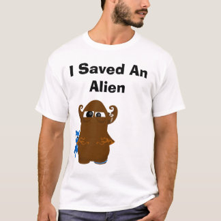 T-shirt transparent, j'ai sauvé un alien