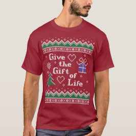 T-shirt Transplant cadeau de vie Noël laide Sweater