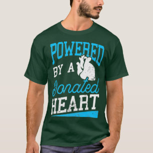 T-shirt Transplant Cardiaque Alimenté Par Un Coeur Donné