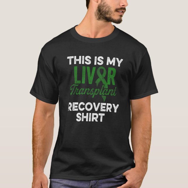 T-shirt Transplant de foie Survivant Funny Organ Guerrier (Devant)