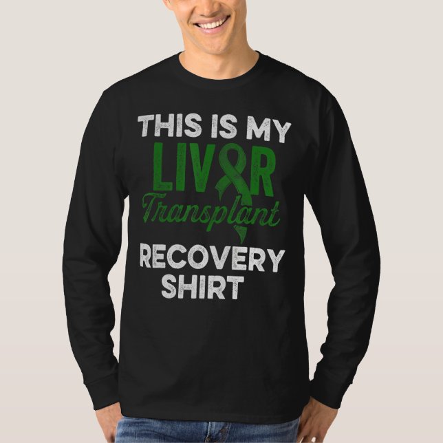 T-shirt Transplant de foie Survivant Funny Organ Guerrier (Devant)