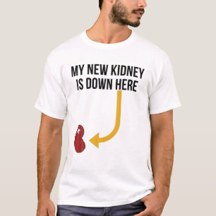 T-shirt Transplantation de rein Mon nouveau rein Bénéfic