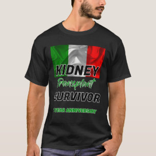 T-shirt Transplantation du rein Premier anniversaire 1 an 