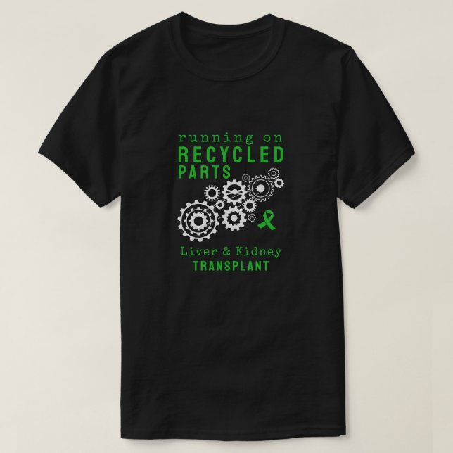 T-shirt Transplanter les pièces Recyclées Équipements Stea (Design devant)