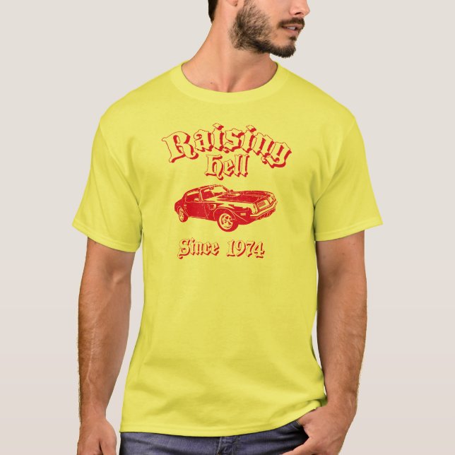 T-shirt Transport 1974 de Pontiac Firebird 455 AM (Devant)