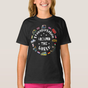 T-shirt Transport autour du monde