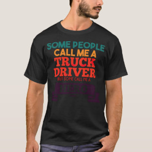 T-shirt Transport de camion logistique conducteur autorout
