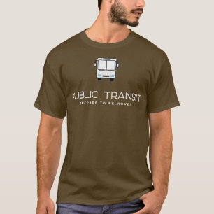 T-shirt Transport En Commun Prêt À Être Déplacé