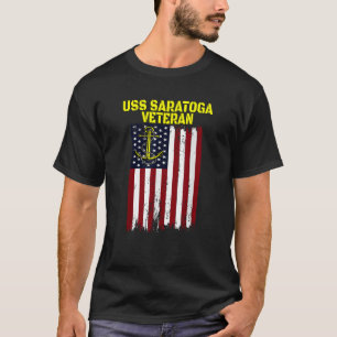 T-shirt Transporteur d'aéronef USS Saratoga CV 60 CVA 60 V