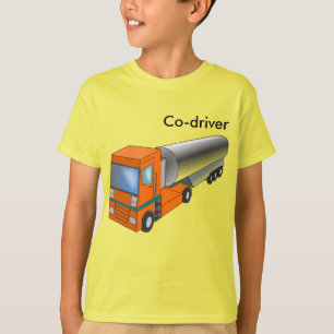 T-shirt Transporteur lourd de camion-citerne à gaz pour en