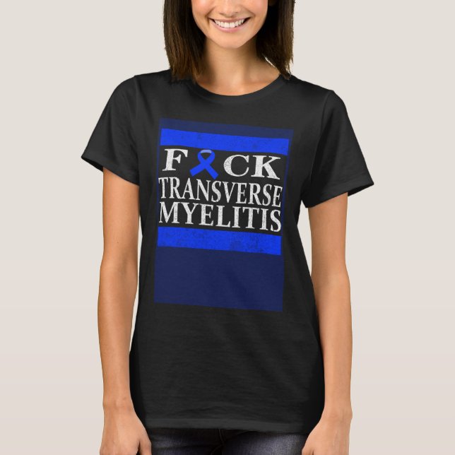 T-shirt Transverse Myelitis Warrior (Devant)