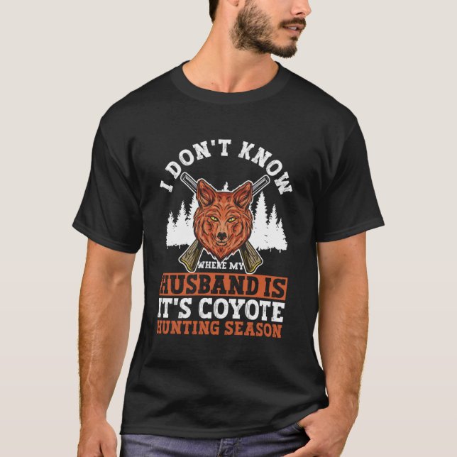 T-shirt Trappe de coyote et chasse de coyote (Devant)