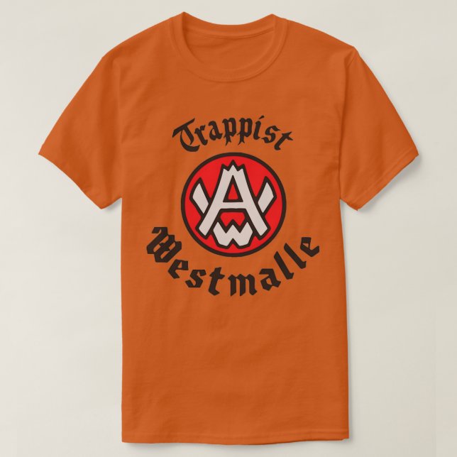 T-shirt Trappist Westmalle Belge Beer (Design devant)