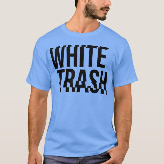 T-SHIRT TRASH BLANC
