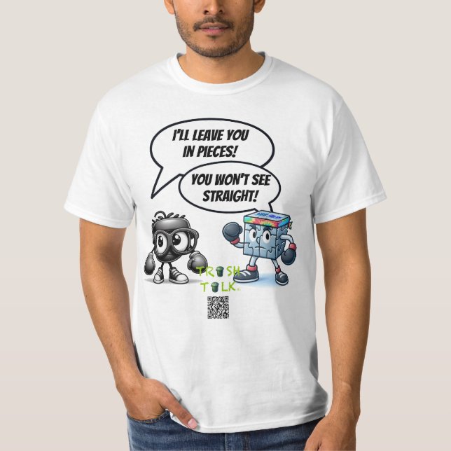 T-shirt Trash-Talk / Puzzle vs Googly — par LoGoss (Devant)
