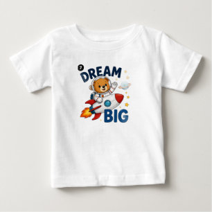 T-Shirt „Träum groß“ für Kleinkinder-Jungen mit As